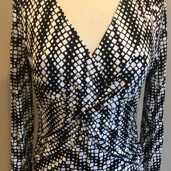 NWT Cable & Gauge Faux Wrap Blouse Sz L - Picture 4 of 5